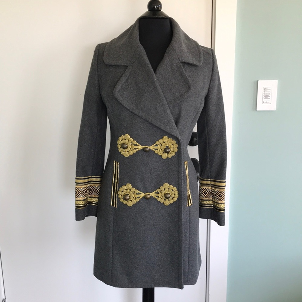 Plenty by Tracy Reese double breasted wool coat